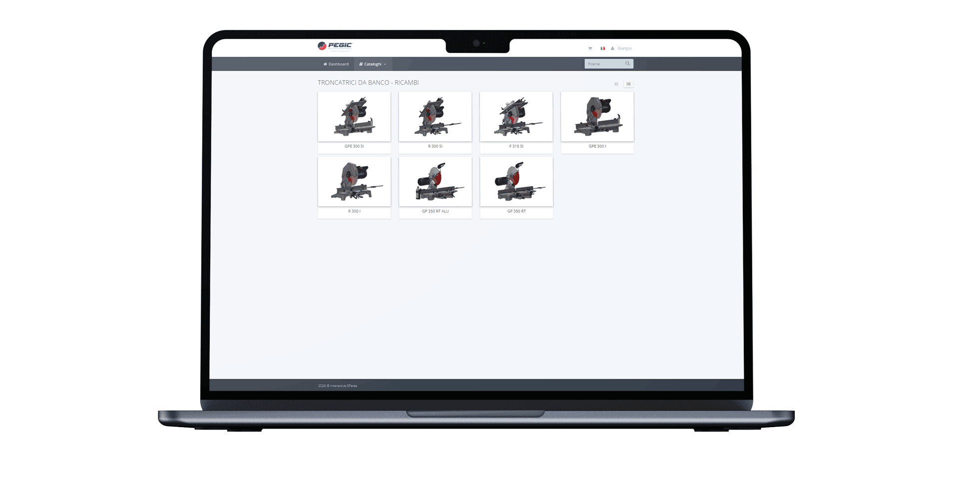 Catalogo ricambi digitale Alfamacchine_InteractiveSPares